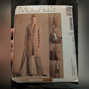 McCall's Coat Pattern